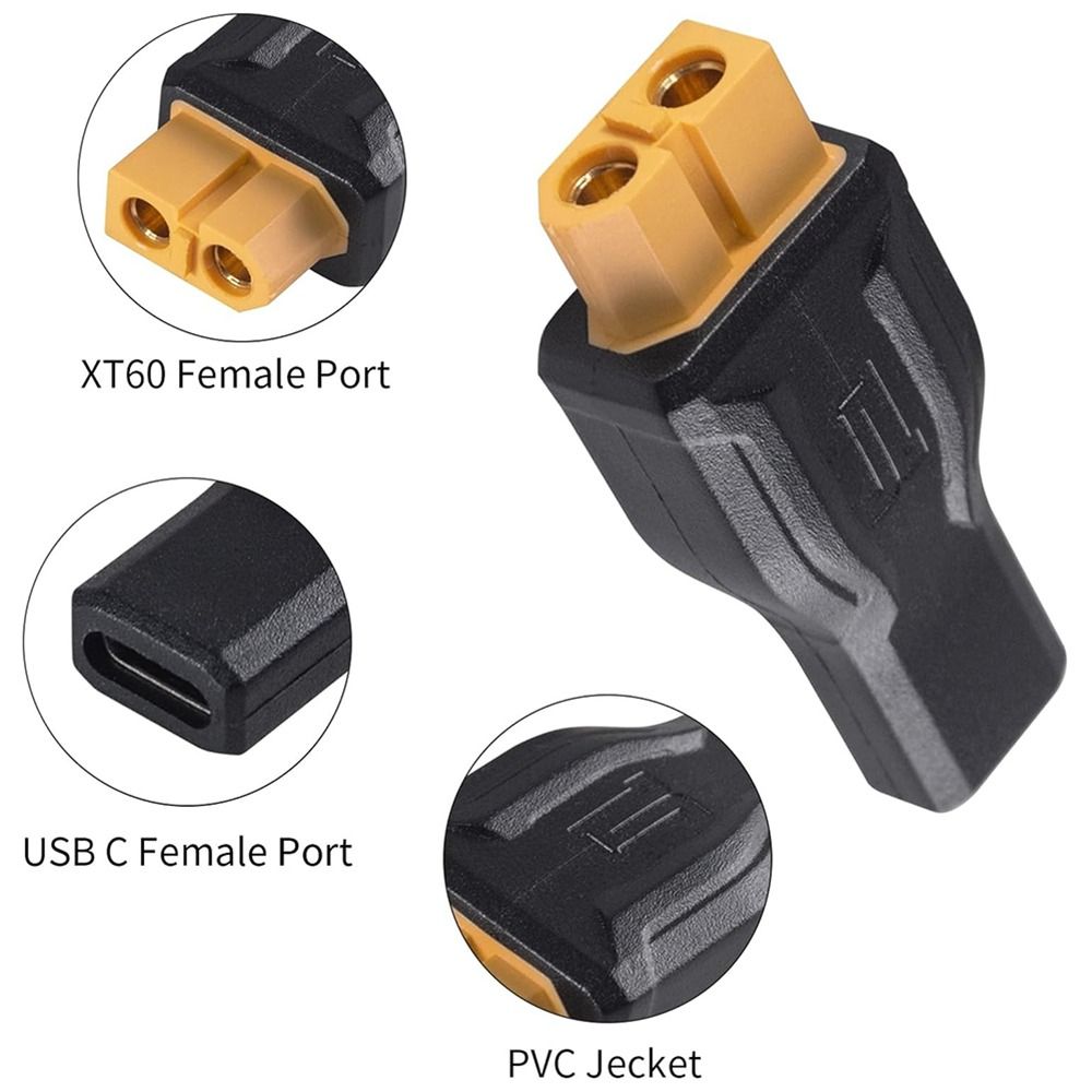 5525 7450 Адаптер USB C к XT60 – обзор и цена Outdoor Power Adapter Usb C